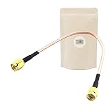 Cable de antena SMA macho 25 cm coaxial chapado en oro blindado Jumper 3G 4G LTE