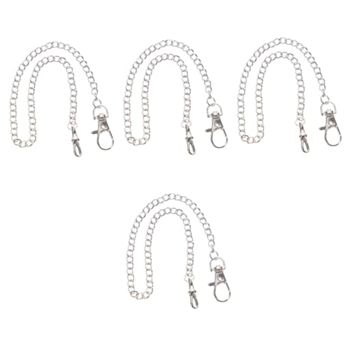Cadena decorativa de jeans para reloj de bolsillo y accesorio de moda unisex 4 piezas de metal