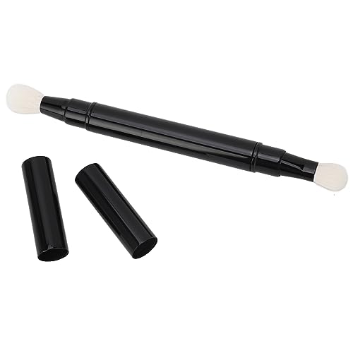 Portable Retractable Smudge Eye Shadow Brush, Dual Ended Eyeshadow Brush Retractable, Retractable Eye Makeup Brushes with Cover - Image 3