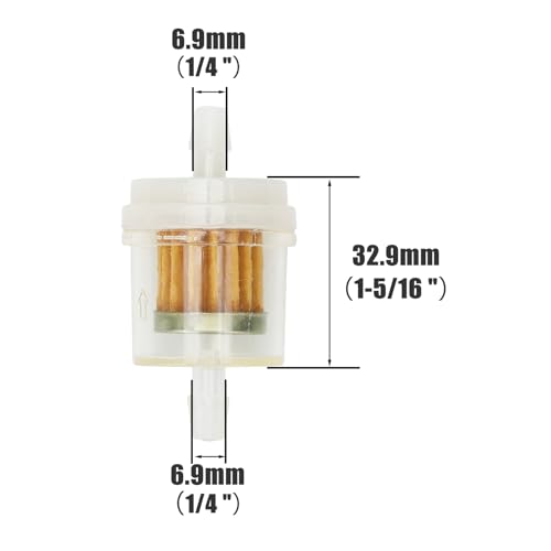 AloneGoer Filtro de Combustível Em Linha 1/4