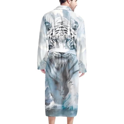 Pijama de hombre tipo kimono Poceacles para relajarse en casa después de la ducha matutina