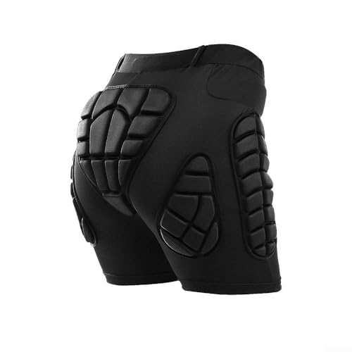 Protector de cadera de esquí, grueso anticaída, patinaje sobre hielo, anticolisión, absorción de golpes, equipo de protección para ciclismo al aire libre (S)