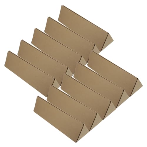 Cabilock Paper Red Wine Packaging Box Triangle Mailing Tube Storage for Artworks Documents