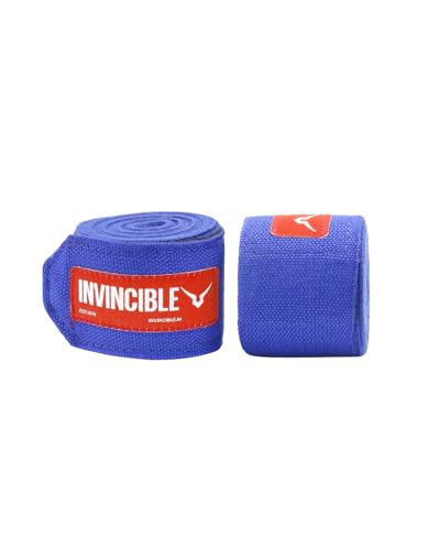 Image of Invincible Mexican Style Semi-Stretch Hand Wraps (Purple, 4.5 Meter)
