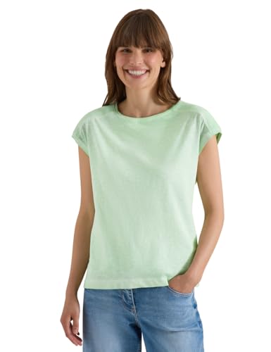 T-shirt Cecil 3229926 pour femme coloris garment dye en coton doux