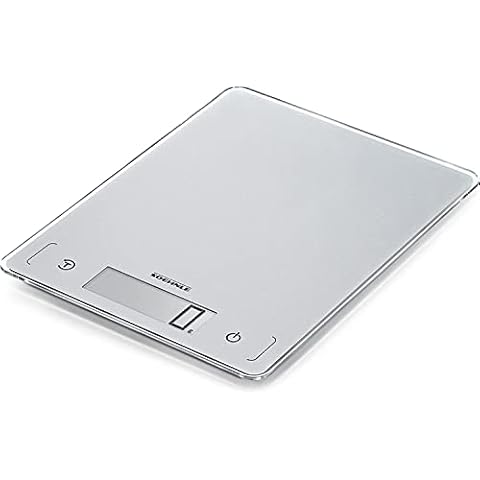 Soehnle Page Comfort 300 slim, digitale Küchenwaage, silber, Gewicht bis zu 10 kg (1-g-genau), Haushaltswaage mit Sensor-Touch, elektronische Waage inkl. Batterien, ultraflaches Design Cover