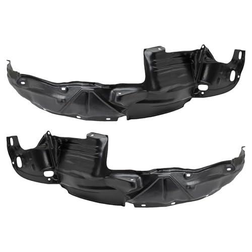 Image of TRQ Front Inner Fender Liner Set Compatible with 1998-2002 Honda Accord HO1248106 HO1249106