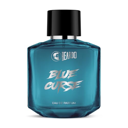 Image of BEARDO Blue Curse Perfume for Men,100ml | Long Lasting Fragrance | Eau De Parfum for Man | Bold & Irresistible Fragrance | Premium Perfume | Perfume for Man | Gift for Men | Gift for boyfriend