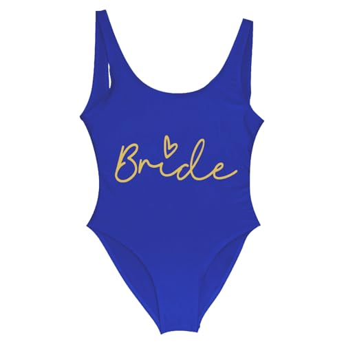 Traje de Despedida de soltera traje de baño para mujer Team Bride Bikini Disfraz Bride to be Despedida de soltera Traje de baños de una pieza para mujers contenitivo bikini una pieza playa Beachwear