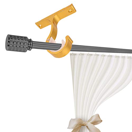 Beavorty 2pezzi per Bastoni per Tende Braccio Colore Facile Installazione per Tende Pesanti e