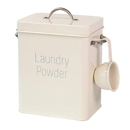 Anncus TTLIFE Powder Laundry Boxes with Spoon Storage Cereal Bucket Dispenser Box Kitchen Food Rice Container Washing Powder Bucket - (Color: 02)