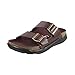 Mochi Mens Leather Brown Slippers (Size (8 UK (42 EU))
