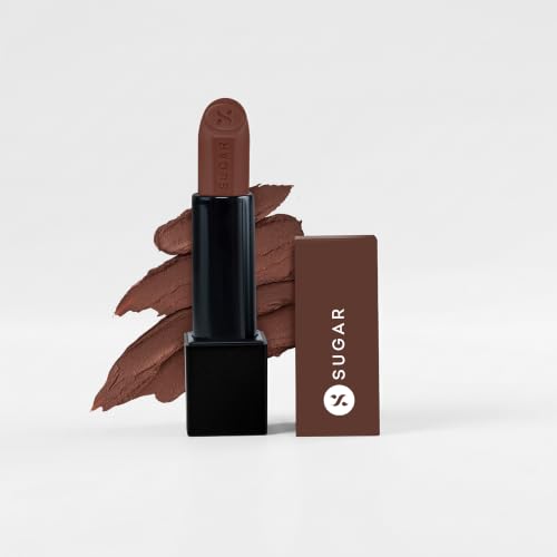 Image of SUGAR Glide Peptide Serum Lipstick 12 Tulum Toffee