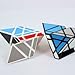 Diansheng Moren Rhomboid Shape Mode Cube Puzzle Black