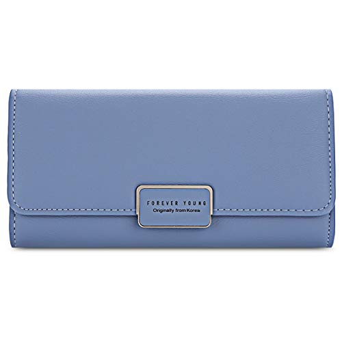 Perfectii Forever Young Logo Faltbare Langkupplungs-Wallet-Karte Halter F