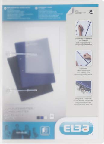 ELBA Schlaufenhefter PP, mit PP-Hefterstiften, farblos