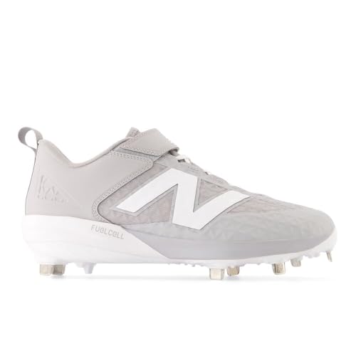 New Balance New Balance Men's FuelCell 4040 V8 Metal Baseball Shoe, Team Away Grey/White, 10 M