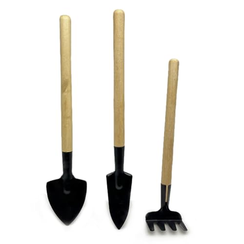 Set de 3 herramientas de jardinería para plantas de interior miniatura 3