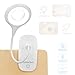HyAdierTech Lampe de Bureau à LED, Lampe de Lecture à Pince Rechargeable USB Câble, 3 Modes d’éclairage et 3 Niveaux de Luminosité, pour Lire des Livres, Bureau, Maison, Enfant, Chevet