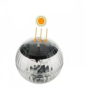 ZALHIN Outdoor Light Pole Solar underwater street light garden swimming pool street light (Color : Warm white)