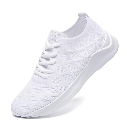 Image of Womens Walking Shoes Slip On Sneakers Tennis Shoes Running Sport Workout Gym Shoes Athletic Non Slip Lightweight Breathable Fashion Casual Shoes for Travel Work