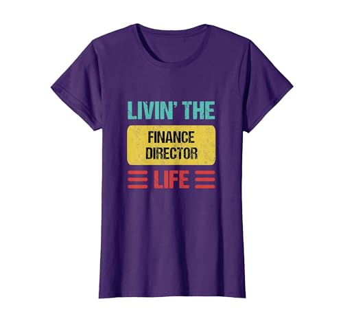 Finance Director T-Shirt, Women, Purple, XX-Large