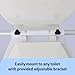 Medline Toilet Safety Rail For Seniors with Easy Installation, Height Adjustable Toilet Safety Frame, Bathroom Assist Rail with Armrests, Bathroom Safety, 250 lb. Weight Capacity