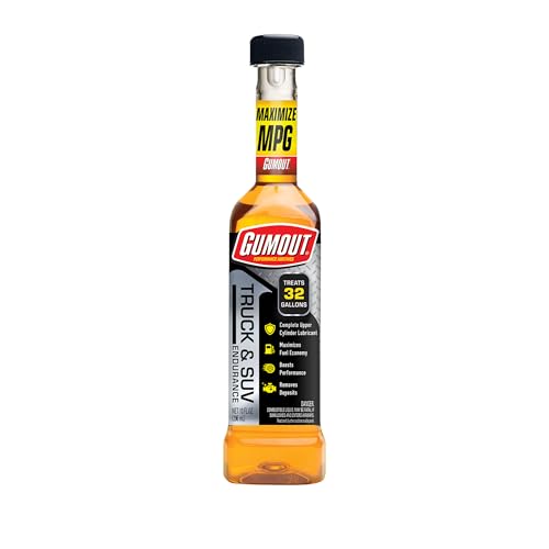 Image of Gumout 510397 Truck and SUV Endurance Fuel Additive, Cleans & Restores Heavy Duty Engine, Maximum Protection for Bigger Engines, Easy Pour & Go - Treats up to 32 Gallons per Bottle -10 Fl Oz