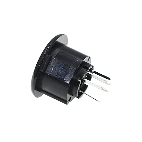 100pcs Black DS-5-07A Round Five-pin S-Video Connector Round 5-pin Socket 5P 5-pin DIN Socket Holder