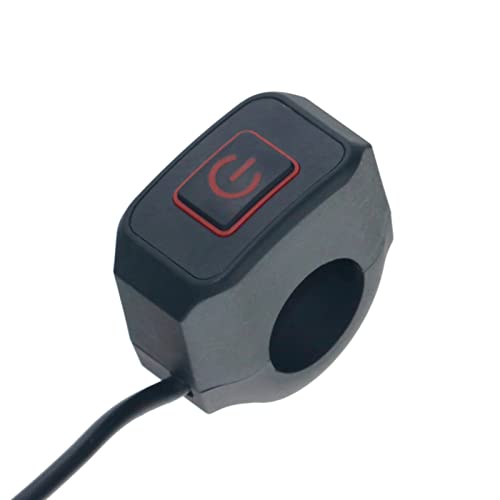 Commutateur de guidon 22mm moto universel interrupteur de commande klaxon phare et alimentation