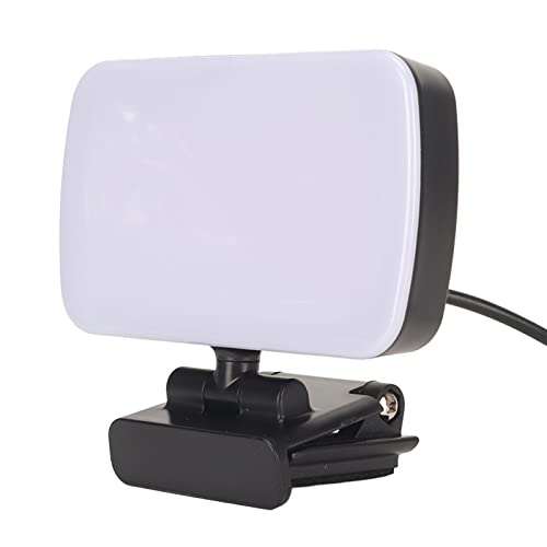 Luz para cámara web de material ABS con tres tonos de iluminación y ajuste de brillo 5