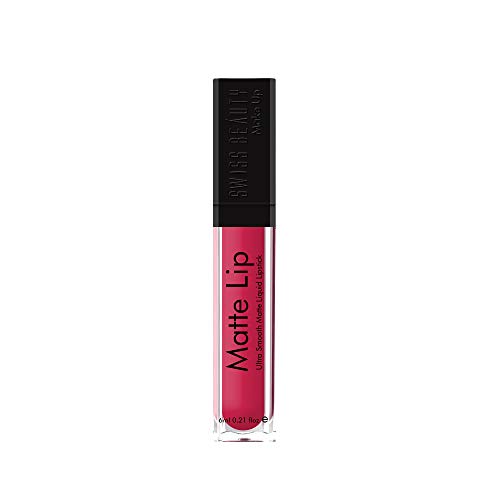 Image of Swiss Beauty Ultra Smooth Matte Liquid Lipstick, Petal, 6ml - Smooth Lip Color, Weightless Finish, Silky Matte Finish, Iconic Lip, Matte Finish, Matte Lipstick, Liquid Lipstick