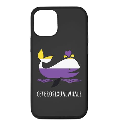 Ceterosexual Funny Non-Binary Pride Flag Ceterosexualwhale �X�}�z�P�[�X iPhone 12/12 Pro �p