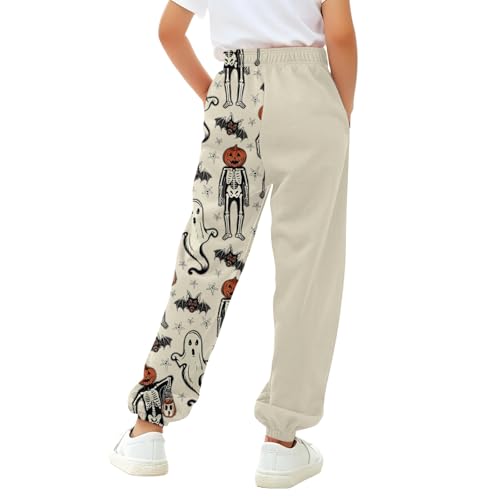 Halloween Baggy Sweatpants for Teen Girls Oversized Loose Sweat Pants High Waist Drawstring Athletic Jogger Sweatpants2