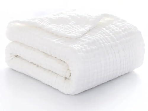 Image of Nazbella Baby Muslin Swaddle Blankets for Boys and Girls, Wrap Soft Silky 2 Pack Organic Cotton Muslin Swaddle Blanket, Breathable and Skin-Friendly.(Pink-White)
