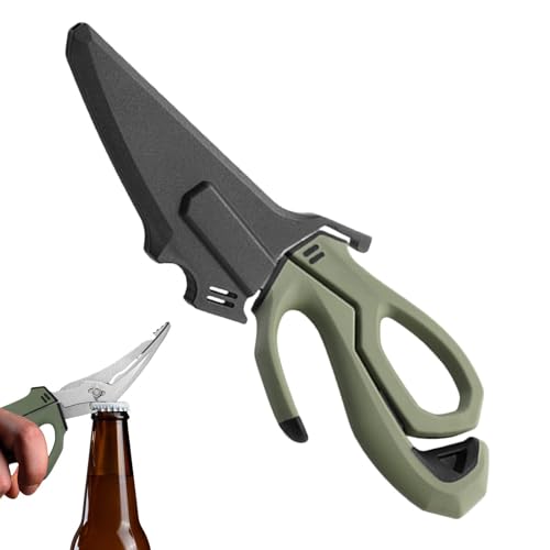 Tesouras de cozinha para alimentos, alicates de pesca em aço inoxidável,Tesouras para alimentos resi