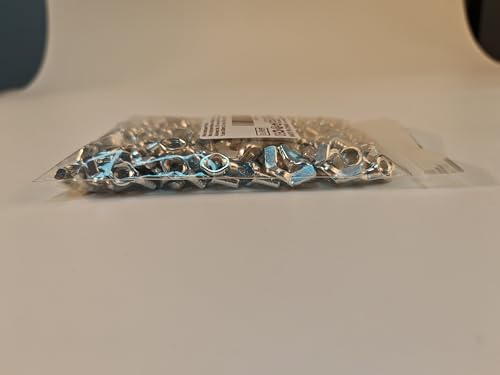 Flügelmutter M6, 120 Stück Schmetterlingsmutter, Hochwertige Flügelmuttern Sortiment Metrische Rostfreie Wing Nut, Flügelmutter Gewindegrößen Hand Schraub Flügelmuttern