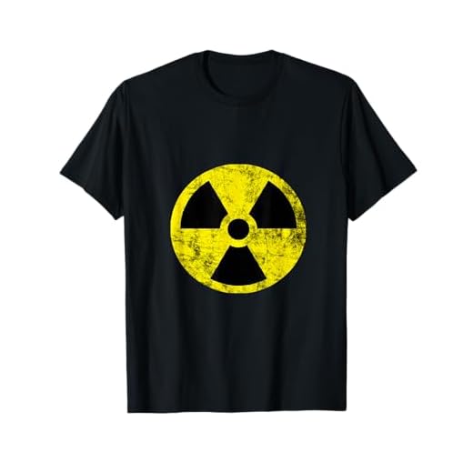 Nuclear Radiation Hazard Warning Fallout Symbol Sign Caution T-Shirt