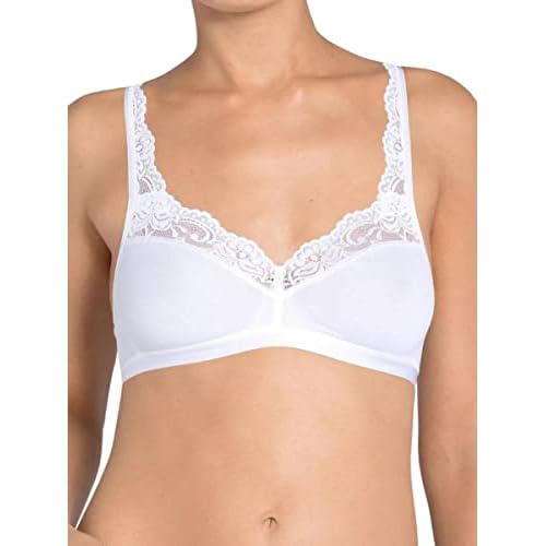 Sloggi Damen, Schalen, BH, Romance Si, Weiß, 75B (Herstellergröße: 34B)