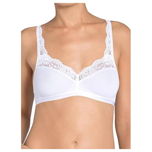 Sloggi Damen, Schalen, BH, Romance Si, Weiß, 75B (Herstellergröße: 34B)