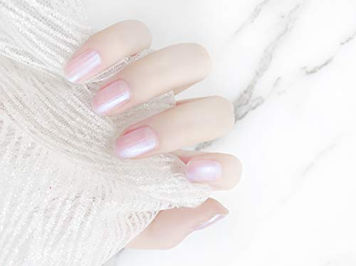 LIHI Color Lab 22PCS Adhesion Nail Art Transfer Decals Sticker Aurora Dazzle Polish Series DIY Nail Polish Strips ,Nail Wraps, 100% Real Nail Polish Applique,BC201 Aurora Blue