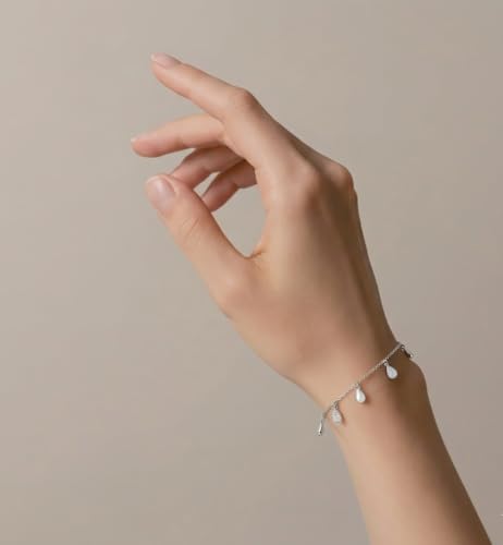 Image of KOURA 925 Sterling Silver Bracelet for Women & Girls | Sleek Adjustable Link Design | Timeless Silver Jewellery for Everyday Use, Work, Celebrations & Thoughtful Gifting