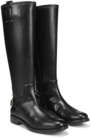 Franco Sarto Womens Merina Knee High Riding Boots Black Stretch 10 W | Image 3