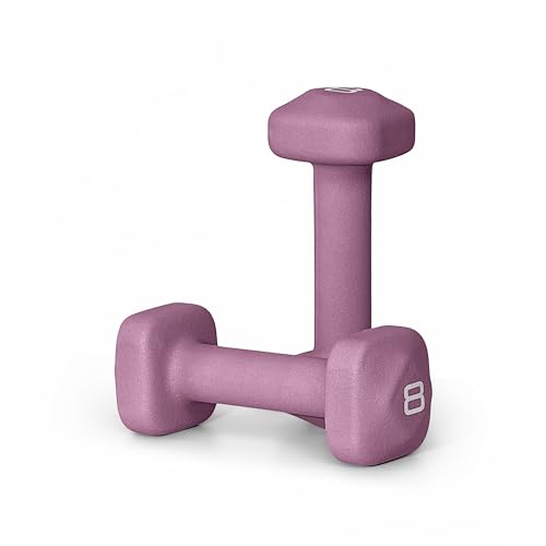 Tone Fitness Neoprene Dumbbell Weight Pairs with Anti-Roll Square Head | Multiple Options