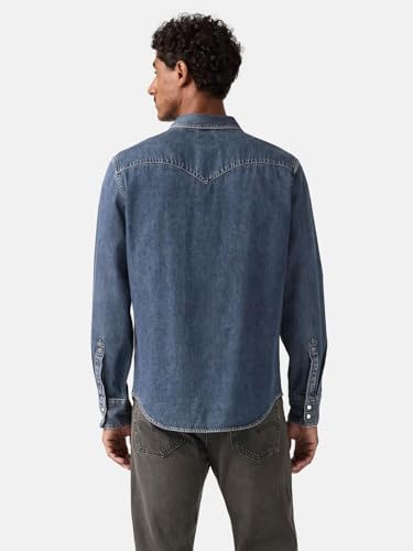 Image of Levi's Men's Solid Slim Fit Denim Shirt