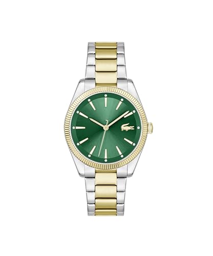 Lacoste Reloj Con Movimiento De Cuarzo De Tres Manecillas Para Mujer Colección Capucine Con Correa De Acero Inoxidable Bicolor - 2001415 Lacoste Reloj Con Movimiento De Cuarzo De Tres Manecillas Para Mujer Colección Capucine Con Correa De Acero Inoxidable Bicolor - 2001415