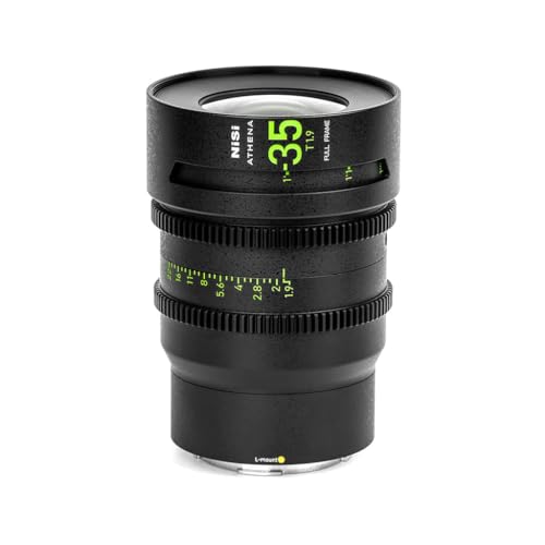 NiSi Athena 35mm T1.9 Full-Frame Cinema Lens Cine Prime Lenses for
