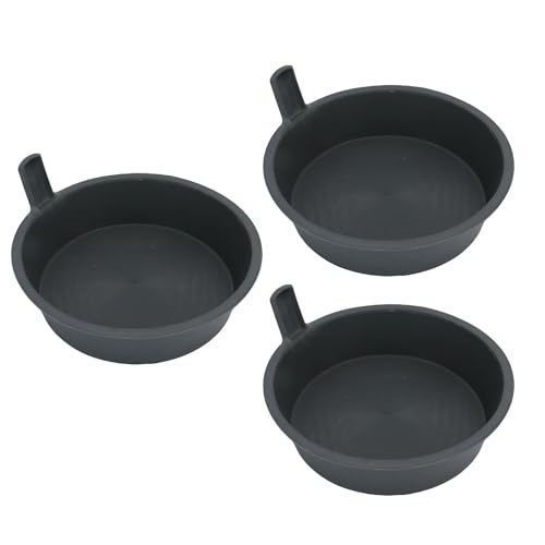 Mangeoires pour poulets en plastique PP épais avec poignée de transport 9L - 4