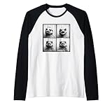 Lustige Faultier Fotokabine, Fotomaschine, Tier-Selfie-Party Raglan