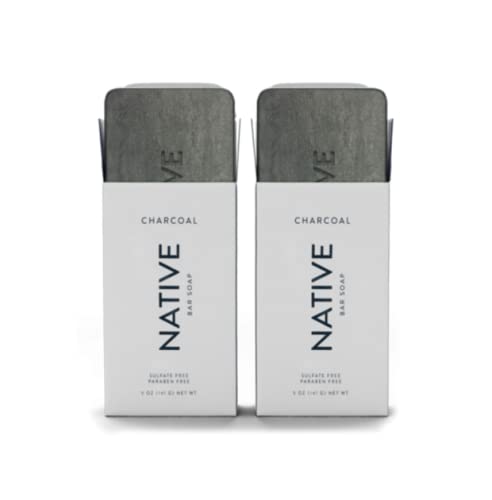Native Bar Soap Charcoal, set of 2